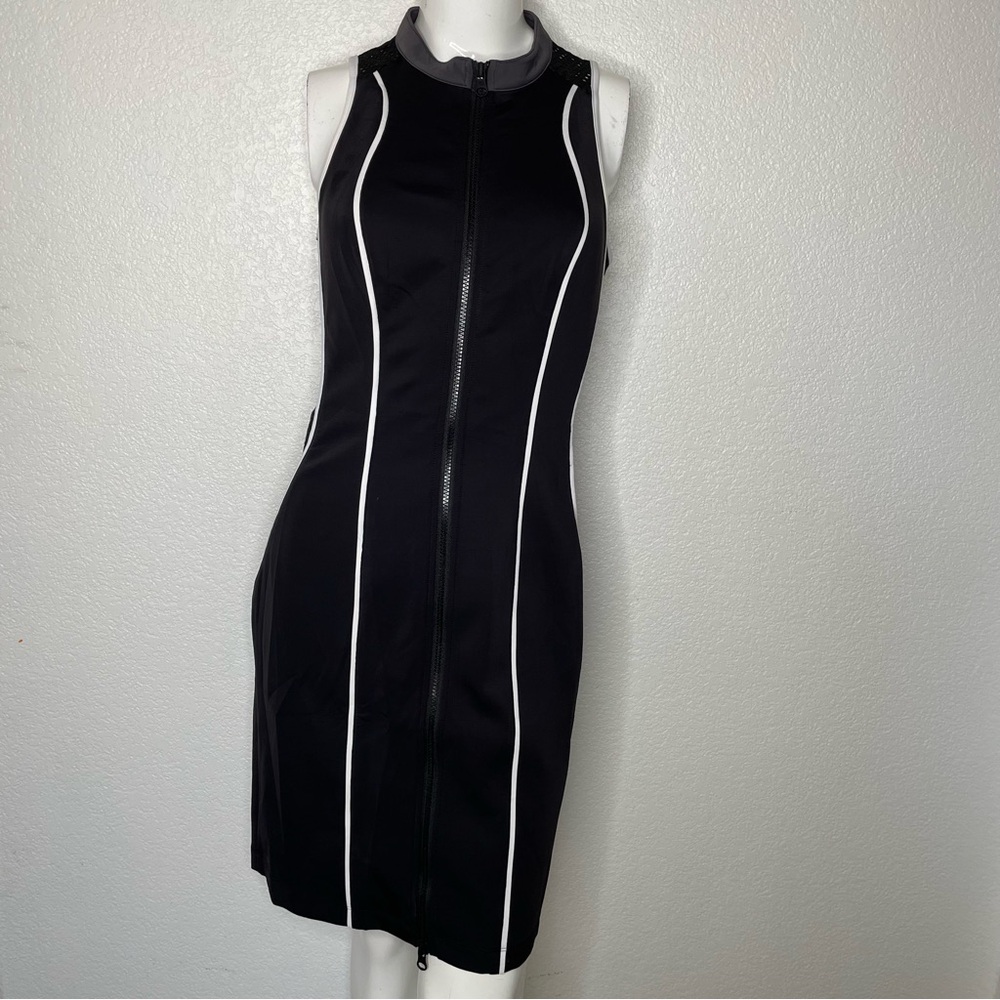 Blanc Noir Scuba Sleeveless Bodycon Dress Size S